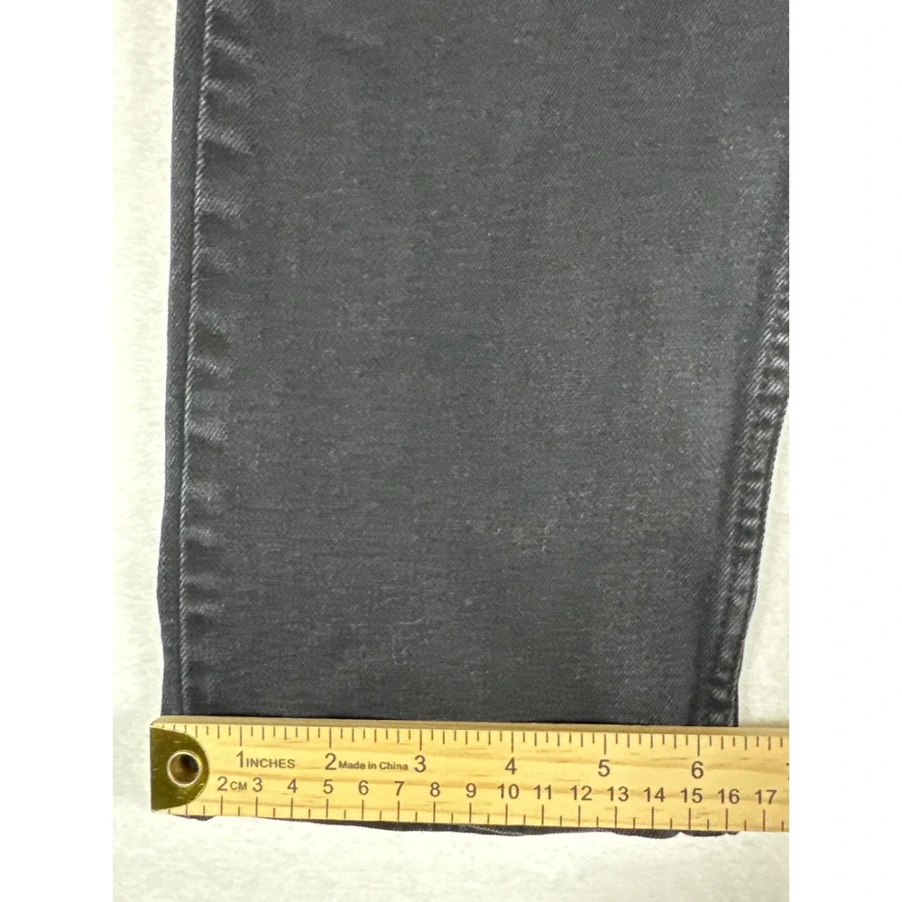 Levis 511 Slim Fit Jeans Mens 36x29 Washed Black Denim Pants